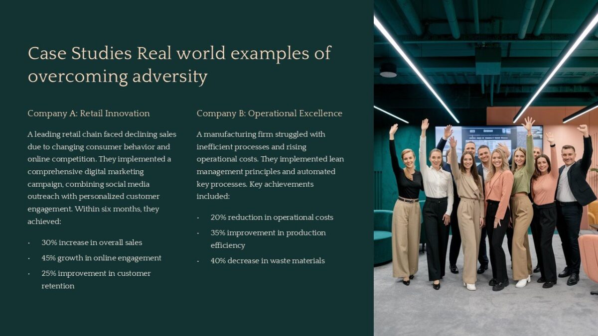 Case Studies Real world examples of overcoming adversity PowerPoint ...