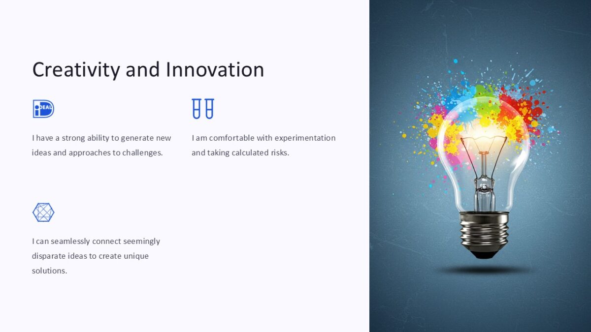 Creativity and Innovation PowerPoint Presentation : 100% Editable PPTx