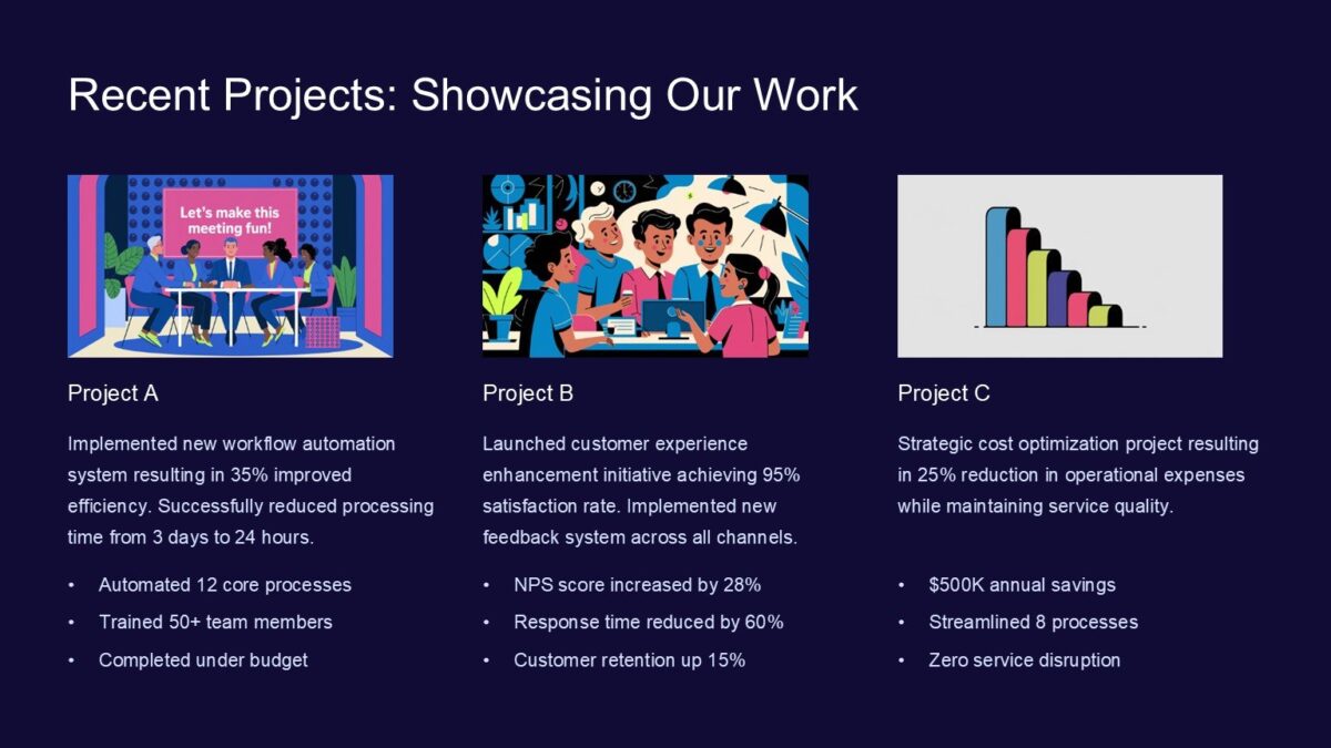 Department Introduction PowerPoint Template : 100% Editable PPTx