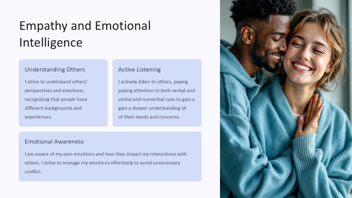 Empathy And Emotional Intelligence PowerPoint Presentation 100 