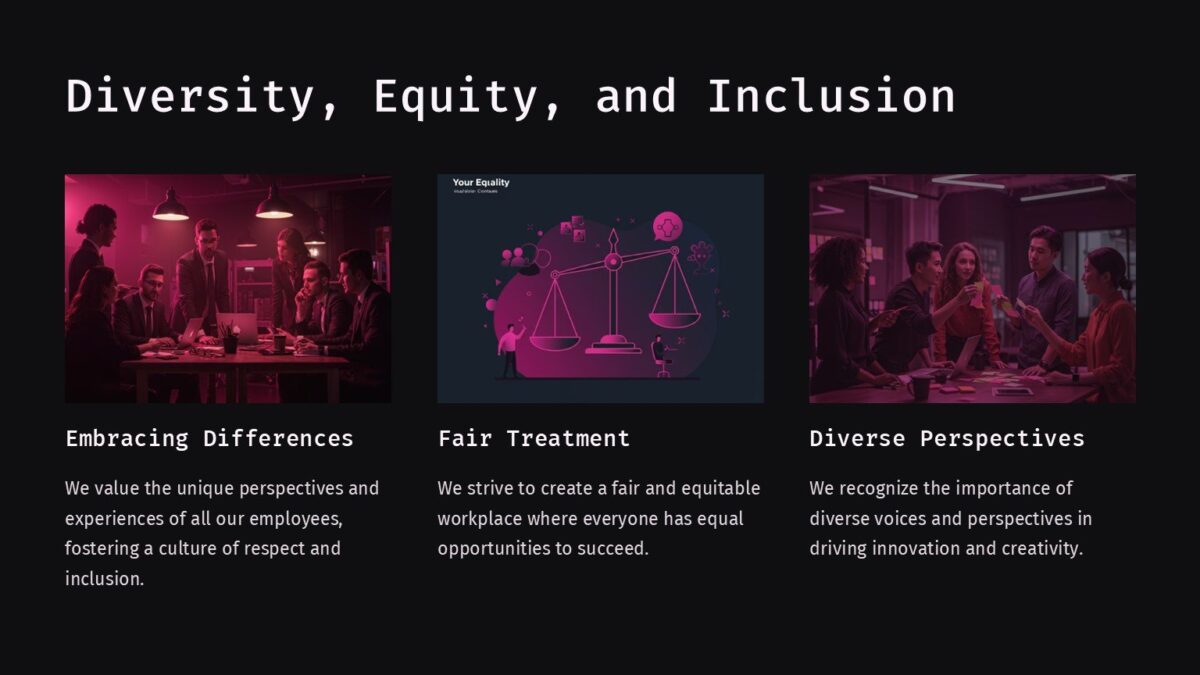 Employee Introduction In Company PowerPoint Template : 100% Editable PPTx