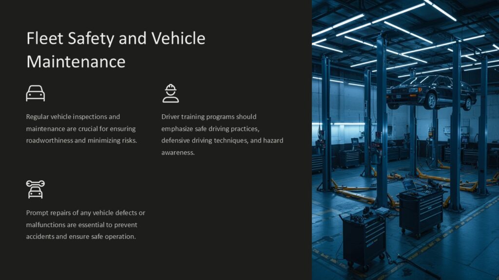 Fleet Safety and Vehicle Maintenance PowerPoint Presentation : 100% ...