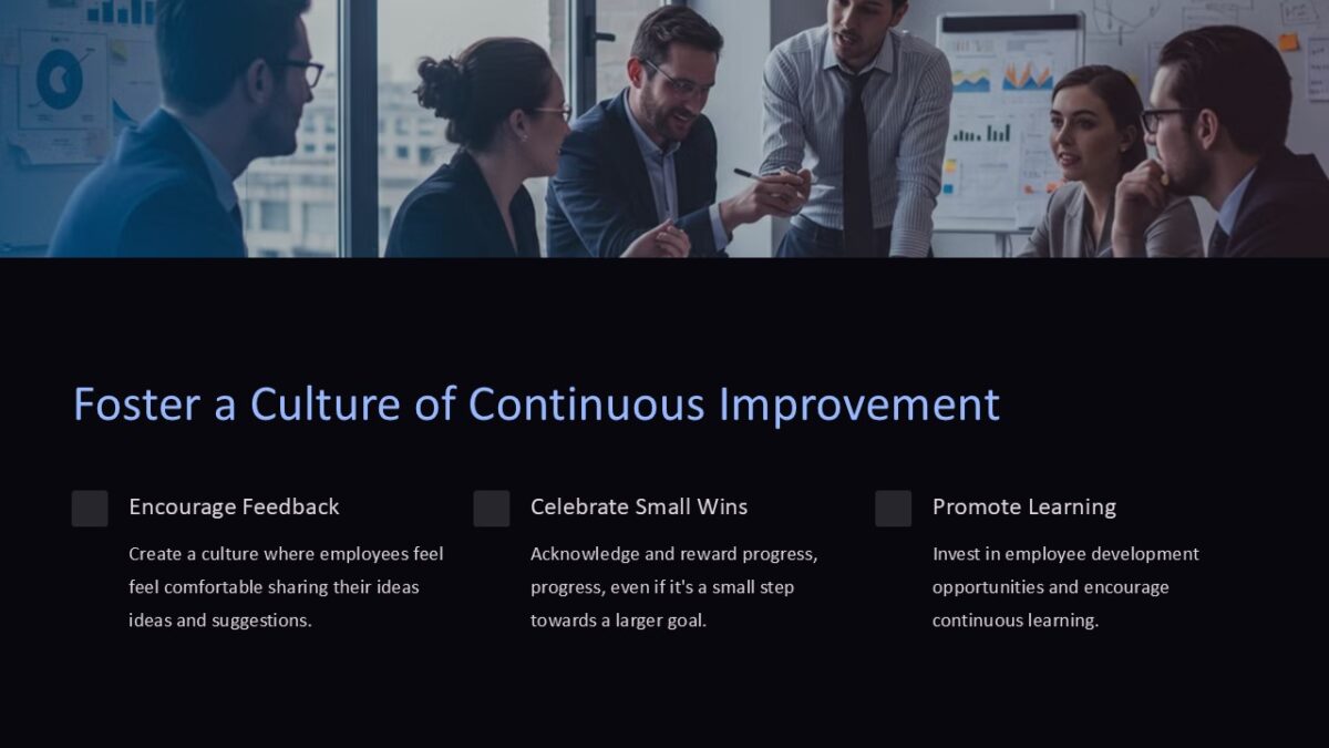 Foster a Culture of Continuous Improvement PowerPoint Presentation ...