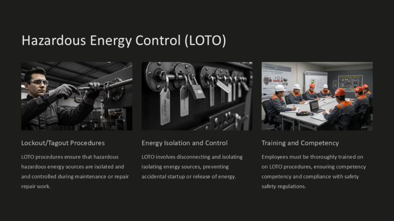 Hazardous Energy Control (LOTO) PowerPoint Presentation : 100% Editable ...