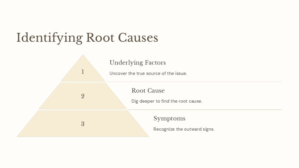 Identifying Root Causes PowerPoint Presentation : 100% Editable PPTx