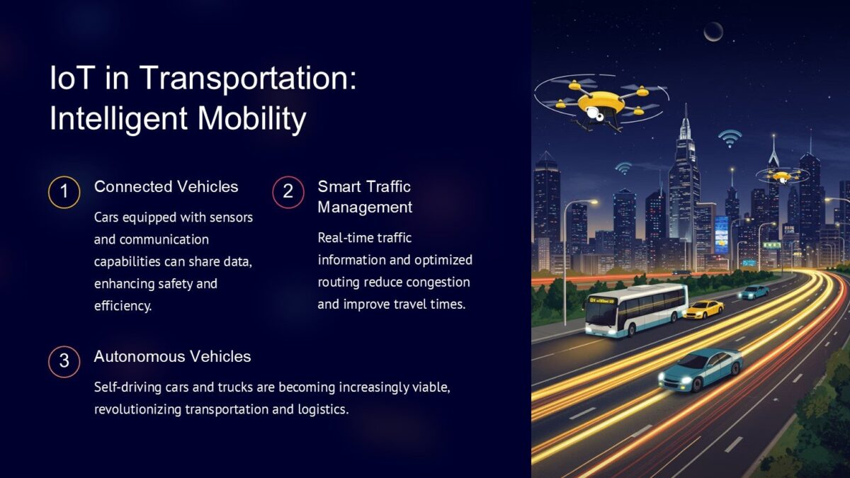 Internet Of Things PowerPoint Template : 100% Editable PPTx