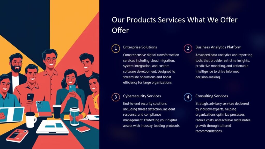 Prodectus Offer Our Products Services What We Offer PowerPoint Presentation - PPTUniverse
