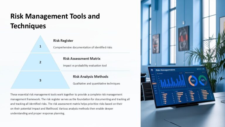 Risk Management Tools and Techniques PowerPoint Presentation : 100% ...