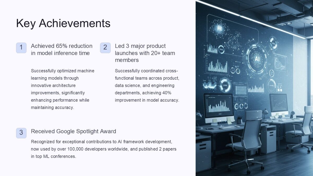 Self Introduction PowerPoint Template : 100% Editable PPTx