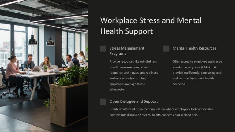 Workplace Stress and Mental Health Support PowerPoint Presentation ...