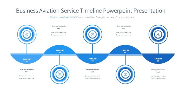 Usaf Powerpoint Timeline Business Aviation Service Timeline Powerpoint Presentation : 100% ...