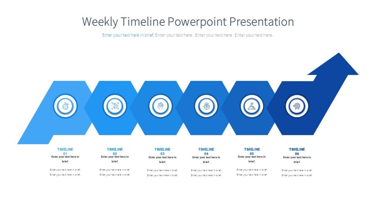 Weekly Timeline Powerpoint Presentation - PPTUniverse