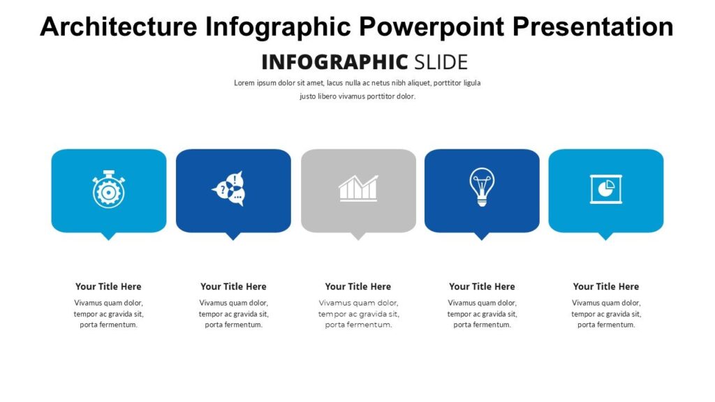 Architecture Infographic Powerpoint Presentation : 100% Editable PPTx