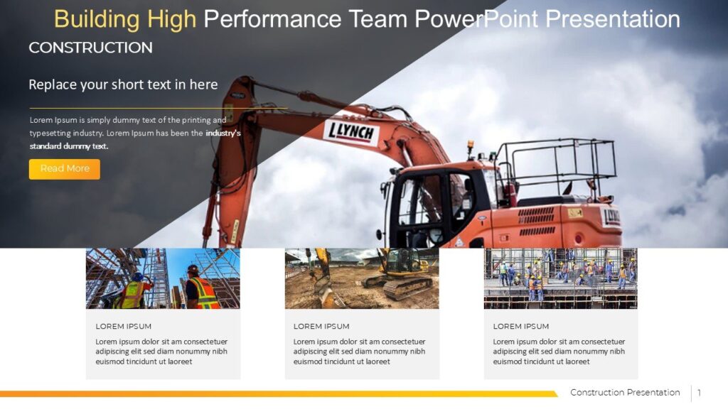 Building High Performance Team PowerPoint Presentation : 100% Editable PPTx