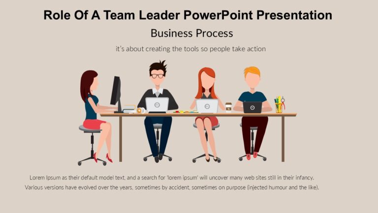 Role Of A Team Leader PowerPoint Presentation : 100% Editable PPTx