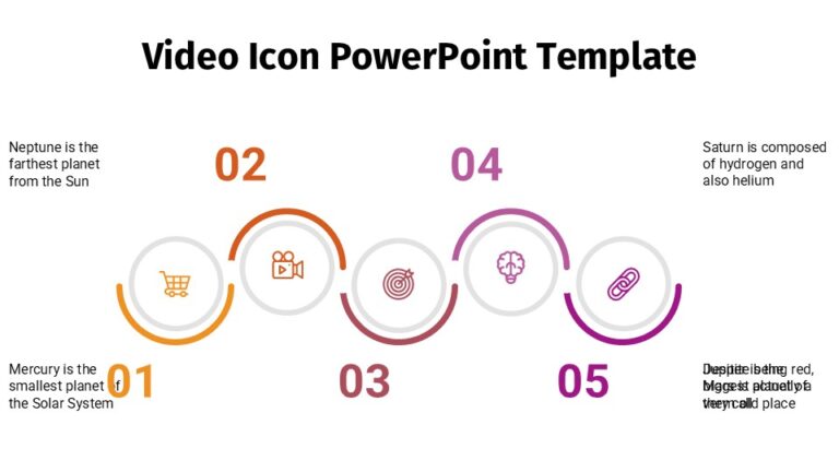 Video Icon PowerPoint Template - PPTUniverse