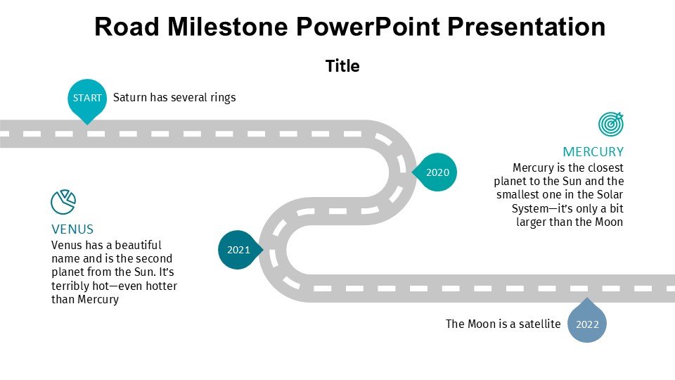 Road Milestone PowerPoint Presentation - Road Milestone PowerPoint Presentation 1 