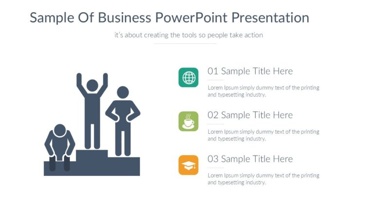 Sample Of Business PowerPoint Presentation : 100% Editable PPTx