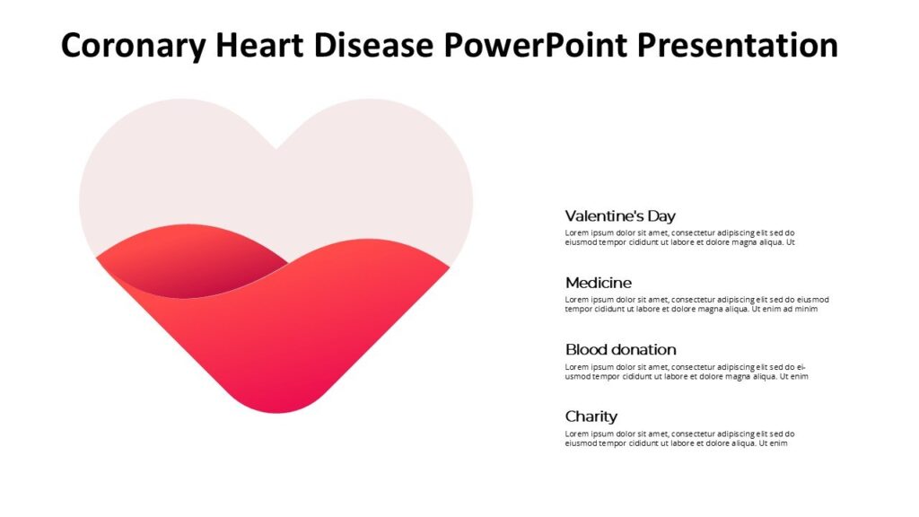 Coronary Heart Disease PowerPoint Presentation : 100% Editable PPTx