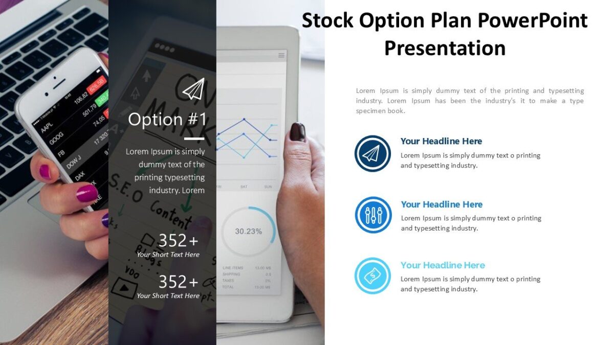 Stock Option Program Stock Option Plan PowerPoint Presentation : 100% Editable PPTx