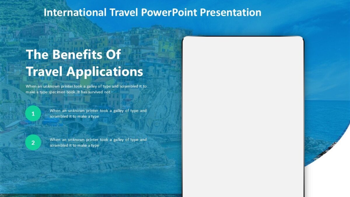 The Benefits Of Travel Applications : 100% Editable PPTx