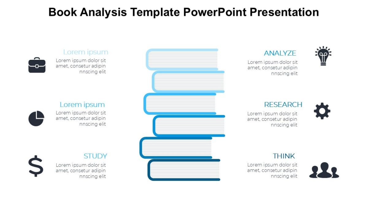 Book Analysis Notes Book Analysis Template PowerPoint Presentation : 100% Editable PPTx