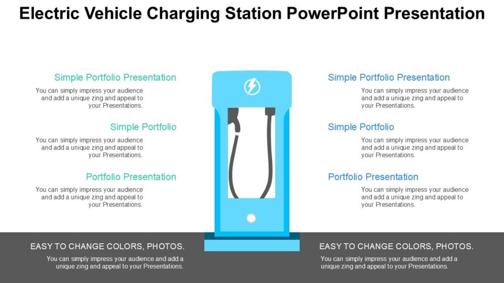 Electric Vehicle Charging Station PowerPoint Presentation : 100% ...
