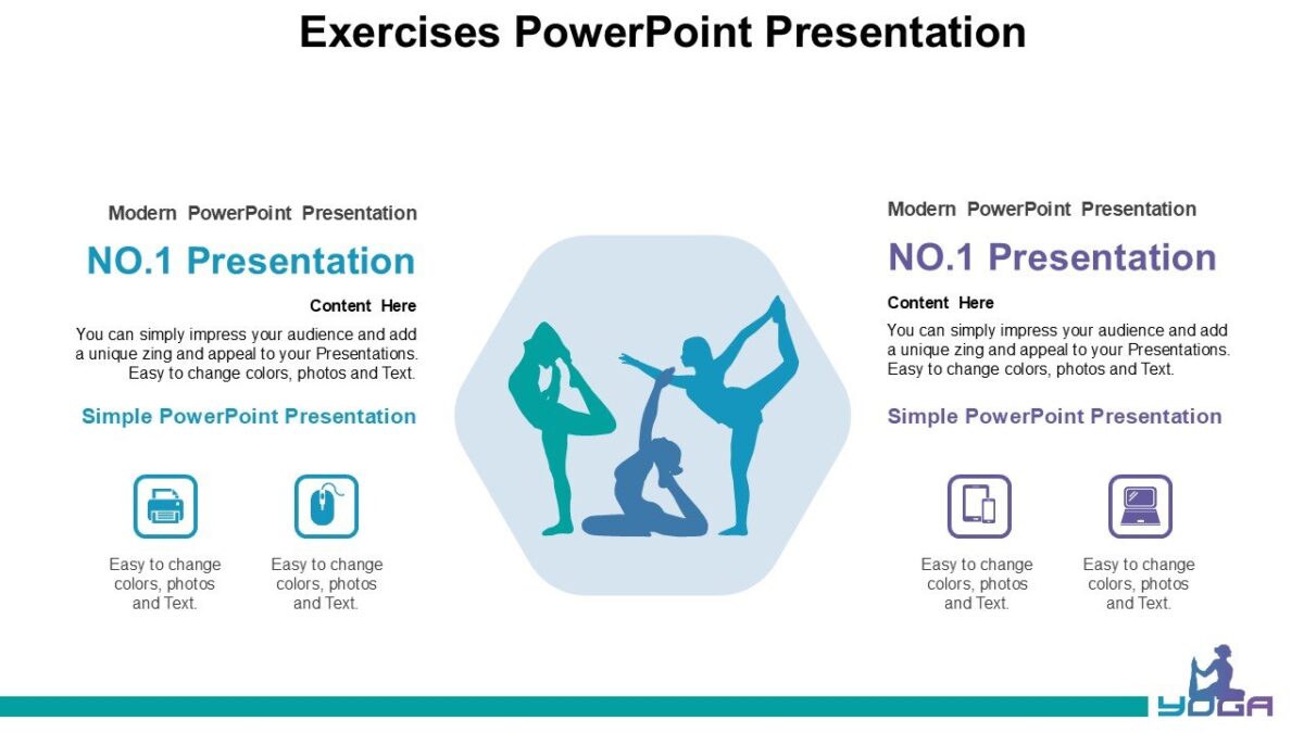 Exercises PowerPoint Presentation : 100% Editable PPTx
