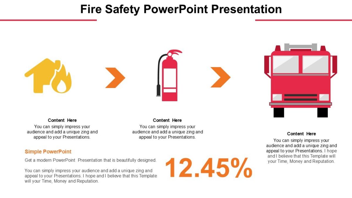 Fire Safety PowerPoint Presentation : 100% Editable PPTx