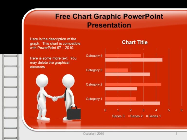 Free Chart Graphic PowerPoint Presentation : 100% Editable PPTx
