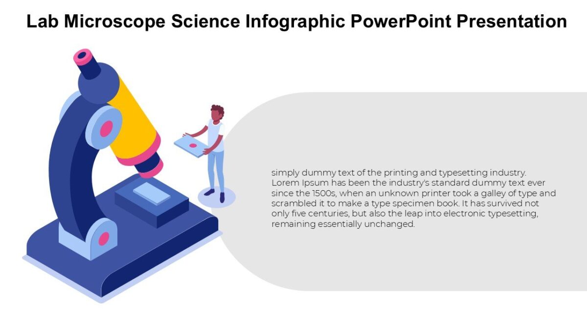 Lab Microscope Science Infographic PowerPoint Presentation : 100% ...