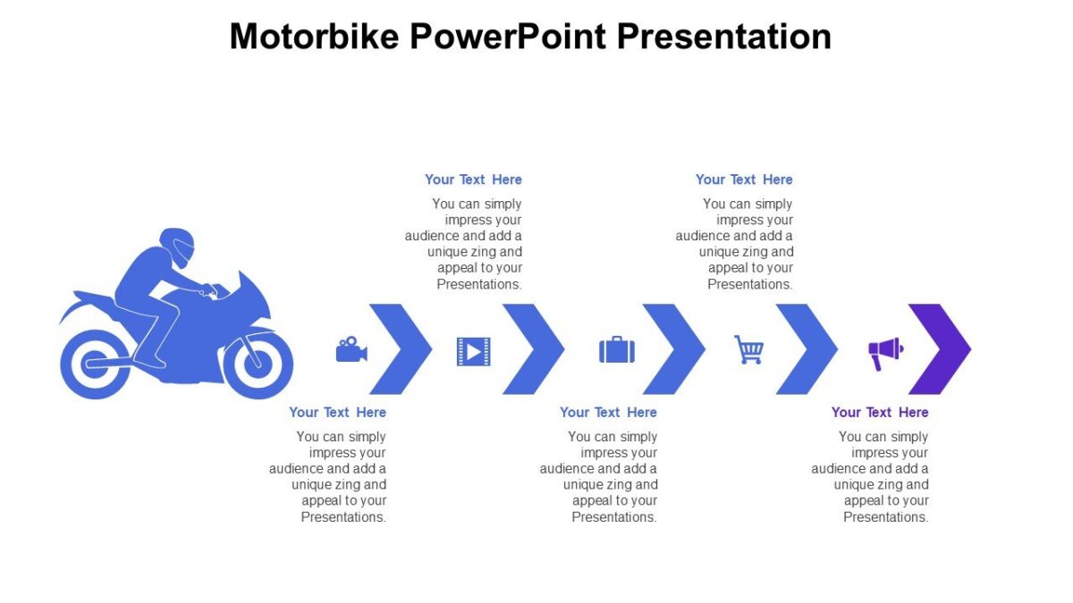 Motorbike PowerPoint Presentation : 100% Editable PPTx